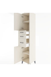 Hyperion Dolap 3 Raflı 3 Çekmeceli 2 Kapaklı 44x44x221 Aytaşı-Aytaşı