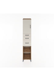 Hyperion Dolap 3 Raflı 3 Çekmeceli Tek Kapaklı 44x44x221 Çam-Aytaşı