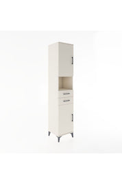 Hyperion Dolap 4 Raflı 2 Çekmeceli 2 Kapaklı 44x44x221 Aytaşı-Aytaşı