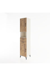 Hyperion Dolap 4 Raflı 2 Çekmeceli 2 Kapaklı 44x44x221 Aytaşı-Çam