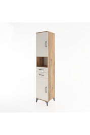 Hyperion Dolap 4 Raflı 2 Çekmeceli 2 Kapaklı 44x44x221 Çam-Aytaşı