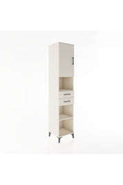 Hyperion Dolap 4 Raflı 2 Çekmeceli Tek Kapaklı 44x44x221 - S61M234V1B