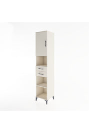 Hyperion Dolap 4 Raflı 2 Çekmeceli Tek Kapaklı 44x44x221 - S61M234V1B