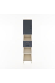 Hyperion Dolap 4 Raflı 2 Çekmeceli Tek Kapaklı 44x44x221 - S61M234V2B