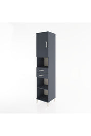 Hyperion Dolap 4 Raflı 2 Çekmeceli Tek Kapaklı 44x44x221 - S61M234V5B