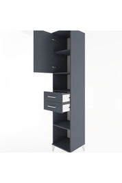 Hyperion Dolap 4 Raflı 2 Çekmeceli Tek Kapaklı 44x44x221 - S61M234V5B