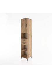 Hyperion Dolap 4 Raflı 2 Çekmeceli Tek Kapaklı 44x44x221 - S61M234V9B