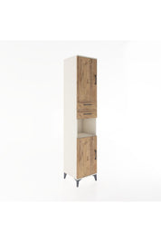 Hyperion Dolap 4 Raflı 2 Çekmeceli 2 Kapaklı 44x44x221 Aytaşı-Çam
