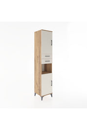 Hyperion Dolap 4 Raflı 2 Çekmeceli 2 Kapaklı 44x44x221 Çam-Aytaşı