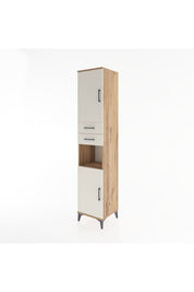 Hyperion Dolap 4 Raflı 2 Çekmeceli 2 Kapaklı 44x44x221 Çam-Aytaşı