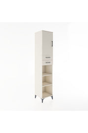 Hyperion Dolap 4 Raflı 2 Çekmeceli Tek Kapaklı 44x44x221 - S61M237V1B