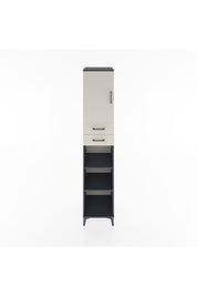 Hyperion Dolap 4 Raflı 2 Çekmeceli Tek Kapaklı 44x44x221 - S61M237V4B