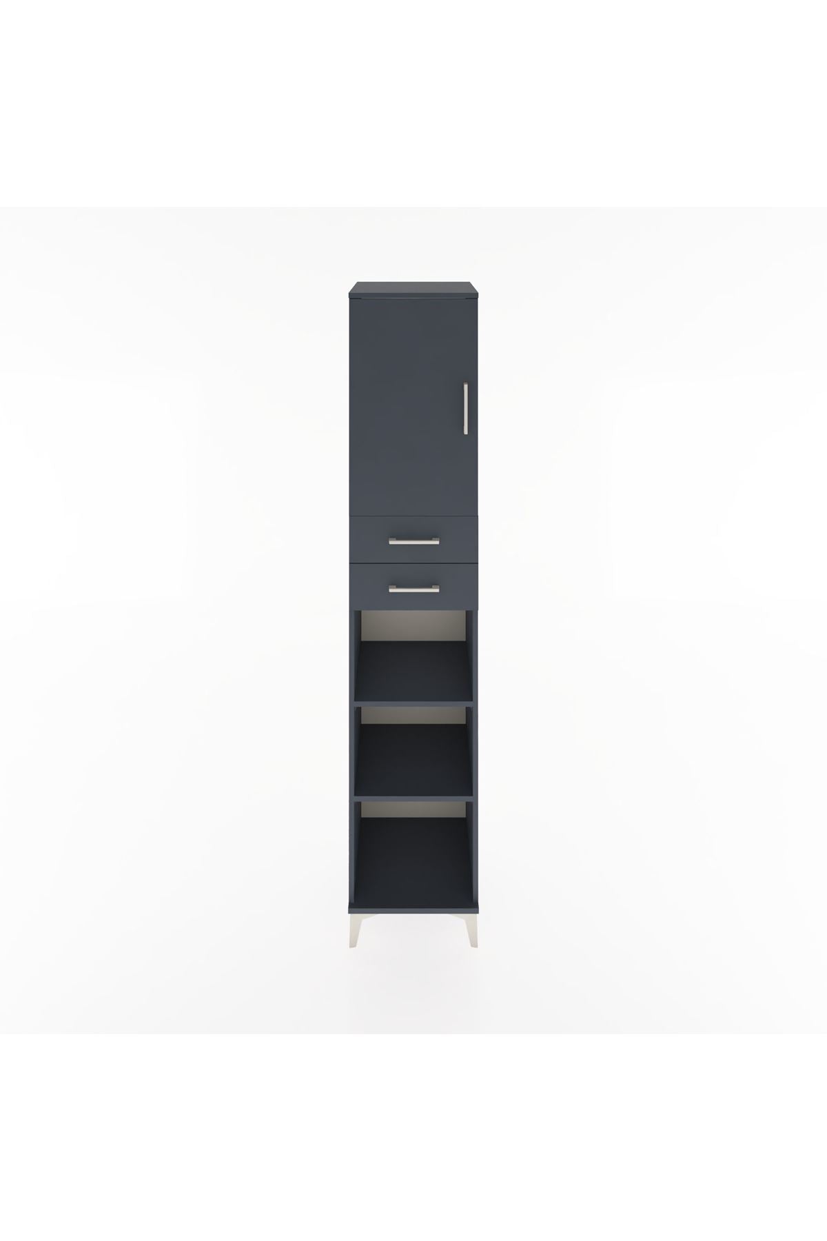 Hyperion Dolap 4 Raflı 2 Çekmeceli Tek Kapaklı 44x44x221 - S61M237V5B