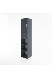 Hyperion Dolap 4 Raflı 2 Çekmeceli Tek Kapaklı 44x44x221 - S61M237V5B