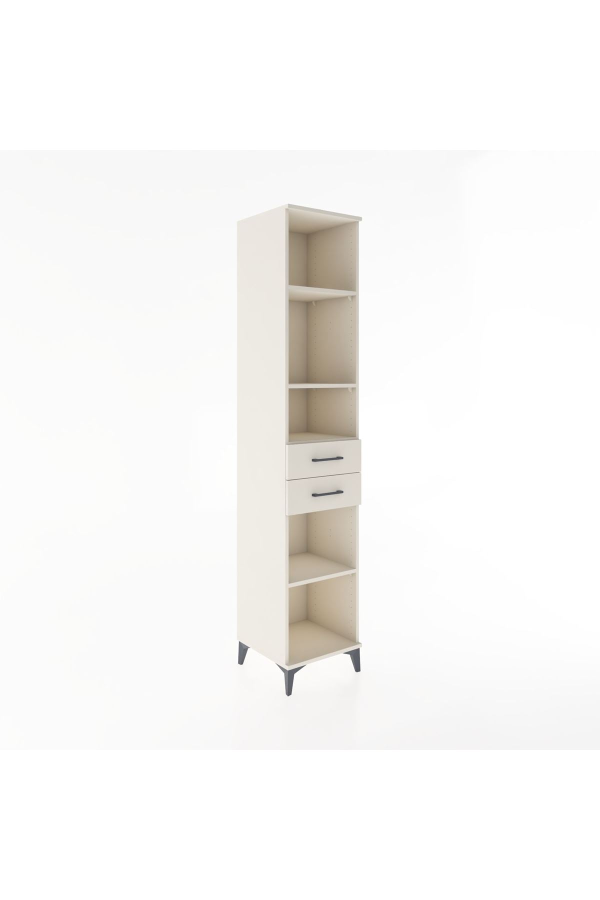 Hyperion Dolap 4 Raflı 2 Çekmeceli 44x44x221 - S61M239V1B