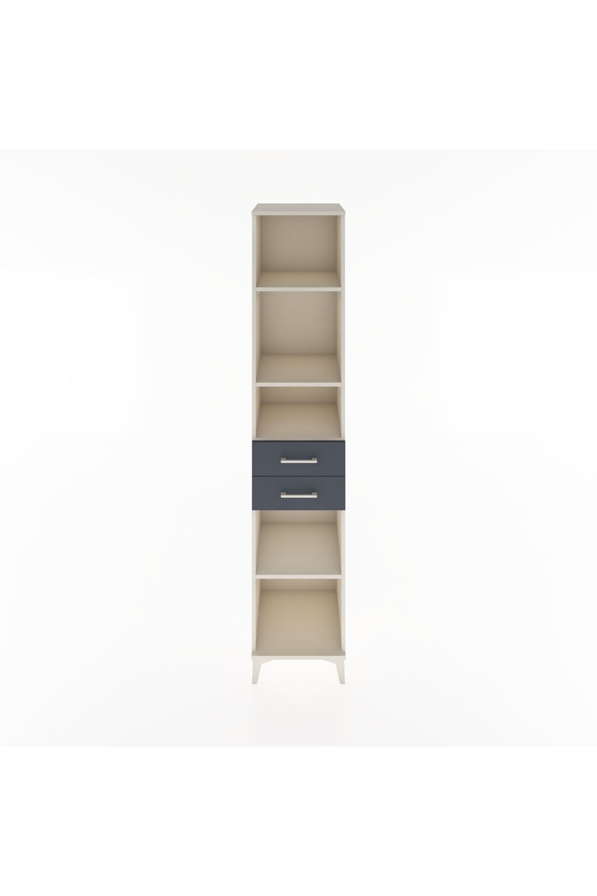 Hyperion Dolap 4 Raflı 2 Çekmeceli 44x44x221 - S61M239V2B