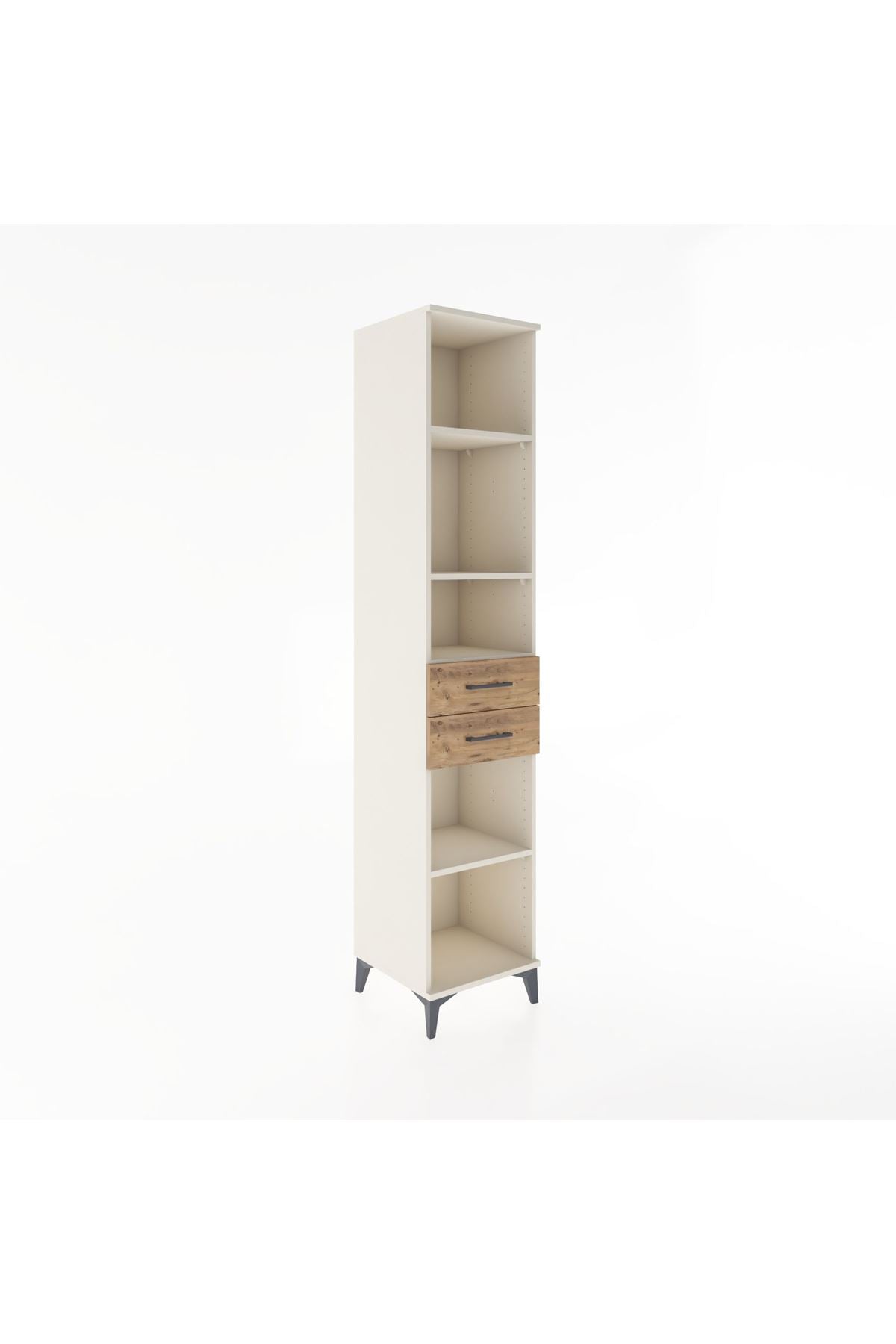 Hyperion Dolap 4 Raflı 2 Çekmeceli 44x44x221 - S61M239V3B