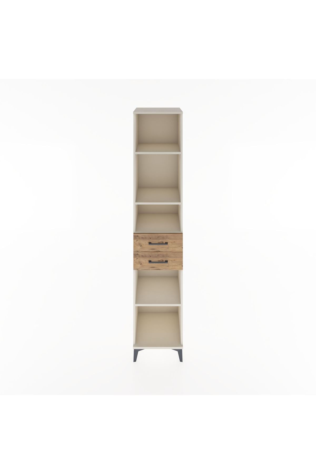 Hyperion Dolap 4 Raflı 2 Çekmeceli 44x44x221 - S61M239V3B