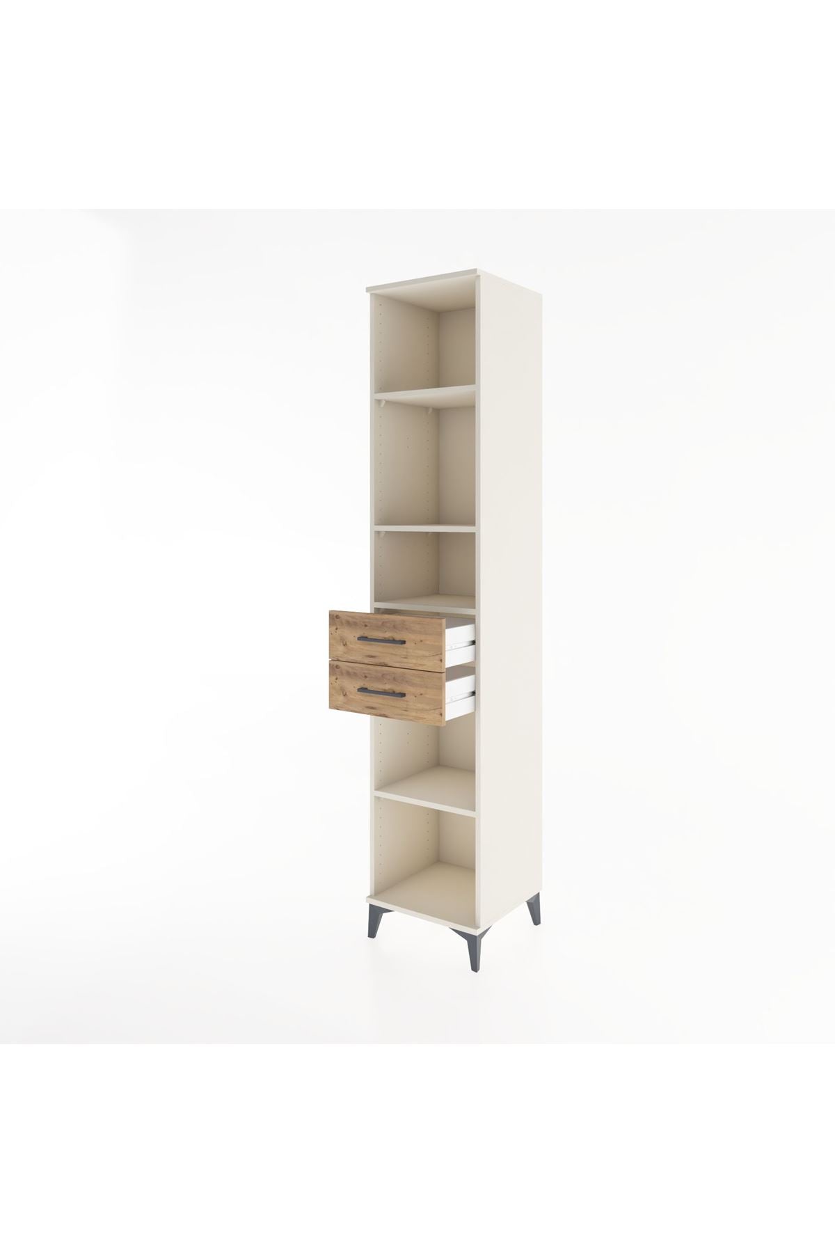 Hyperion Dolap 4 Raflı 2 Çekmeceli 44x44x221 - S61M239V3B