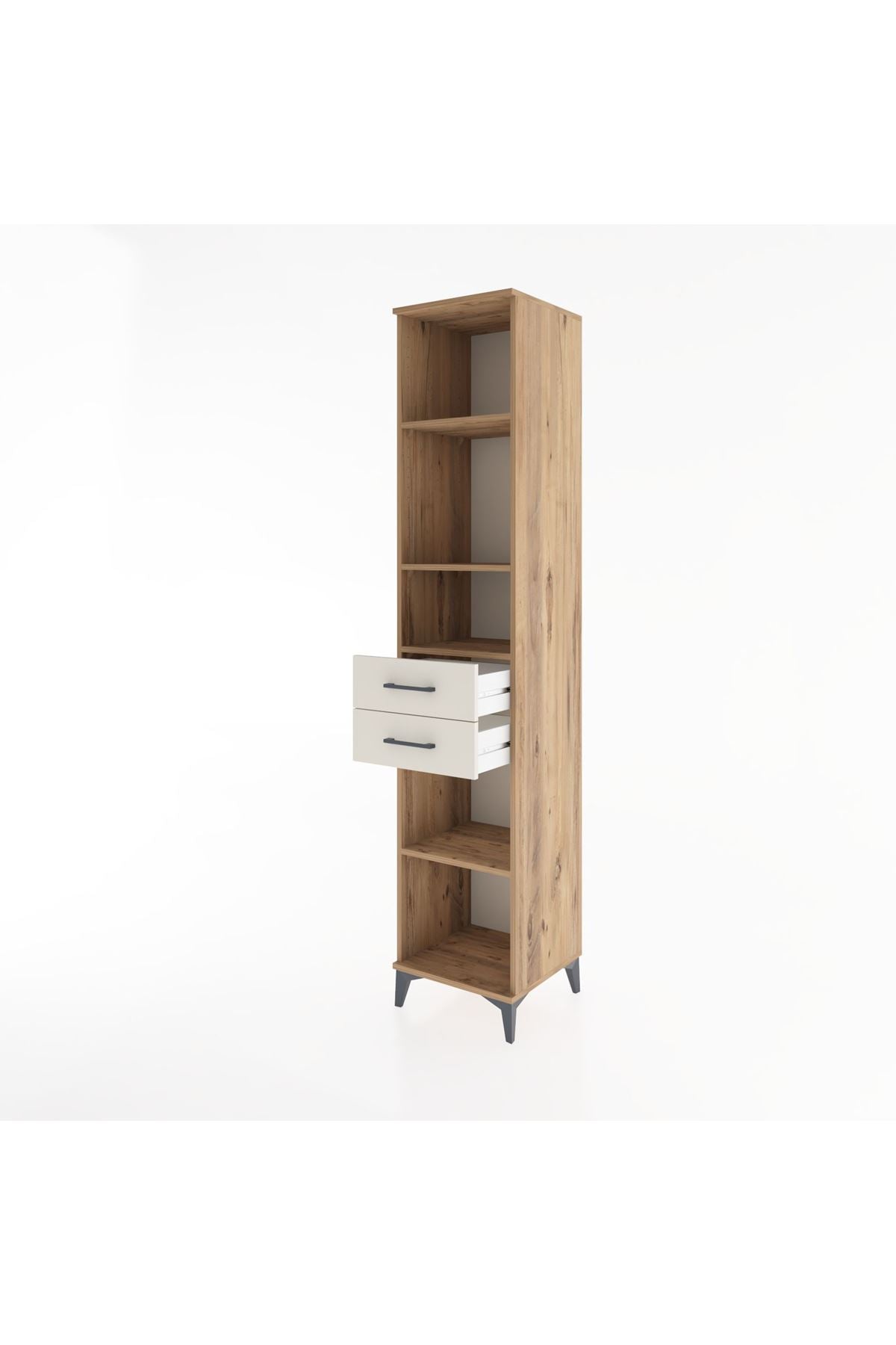 Hyperion Dolap 4 Raflı 2 Çekmeceli 44x44x221 - S61M239V7B