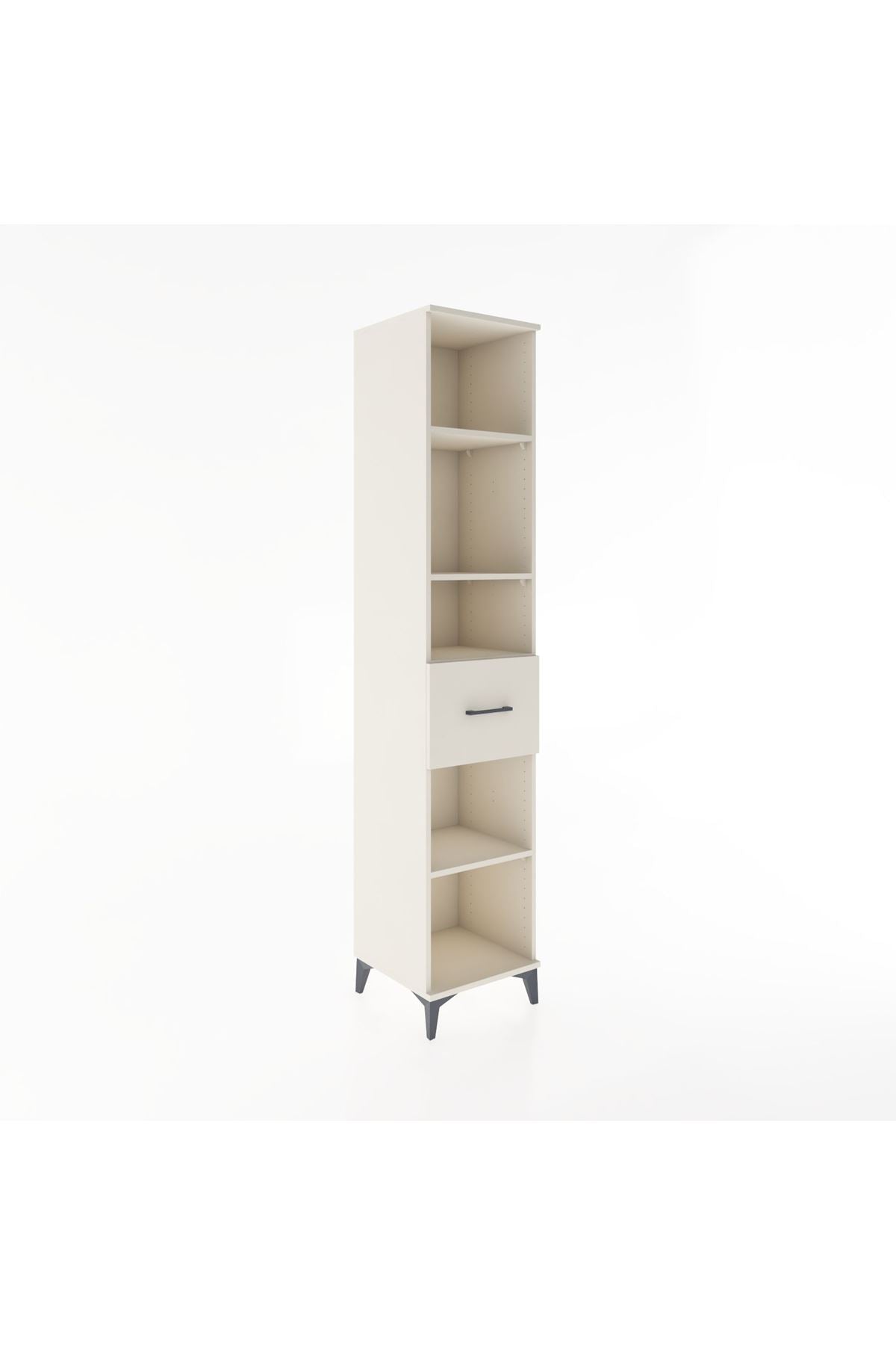 Hyperion Dolap 4 Raflı Tek Çekmeceli 44x44x221 - S61M240V1B