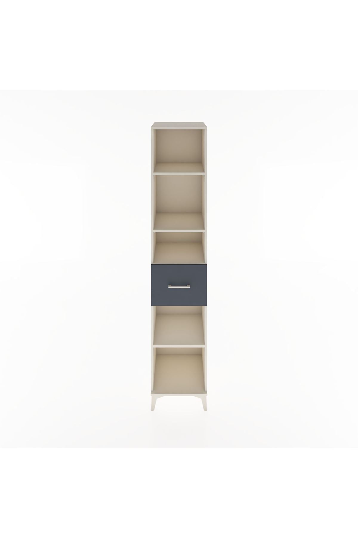 Hyperion Dolap 4 Raflı Tek Çekmeceli 44x44x221 - S61M240V2B