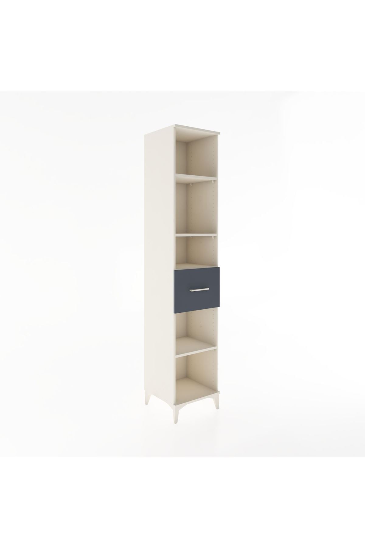 Hyperion Dolap 4 Raflı Tek Çekmeceli 44x44x221 - S61M240V2B