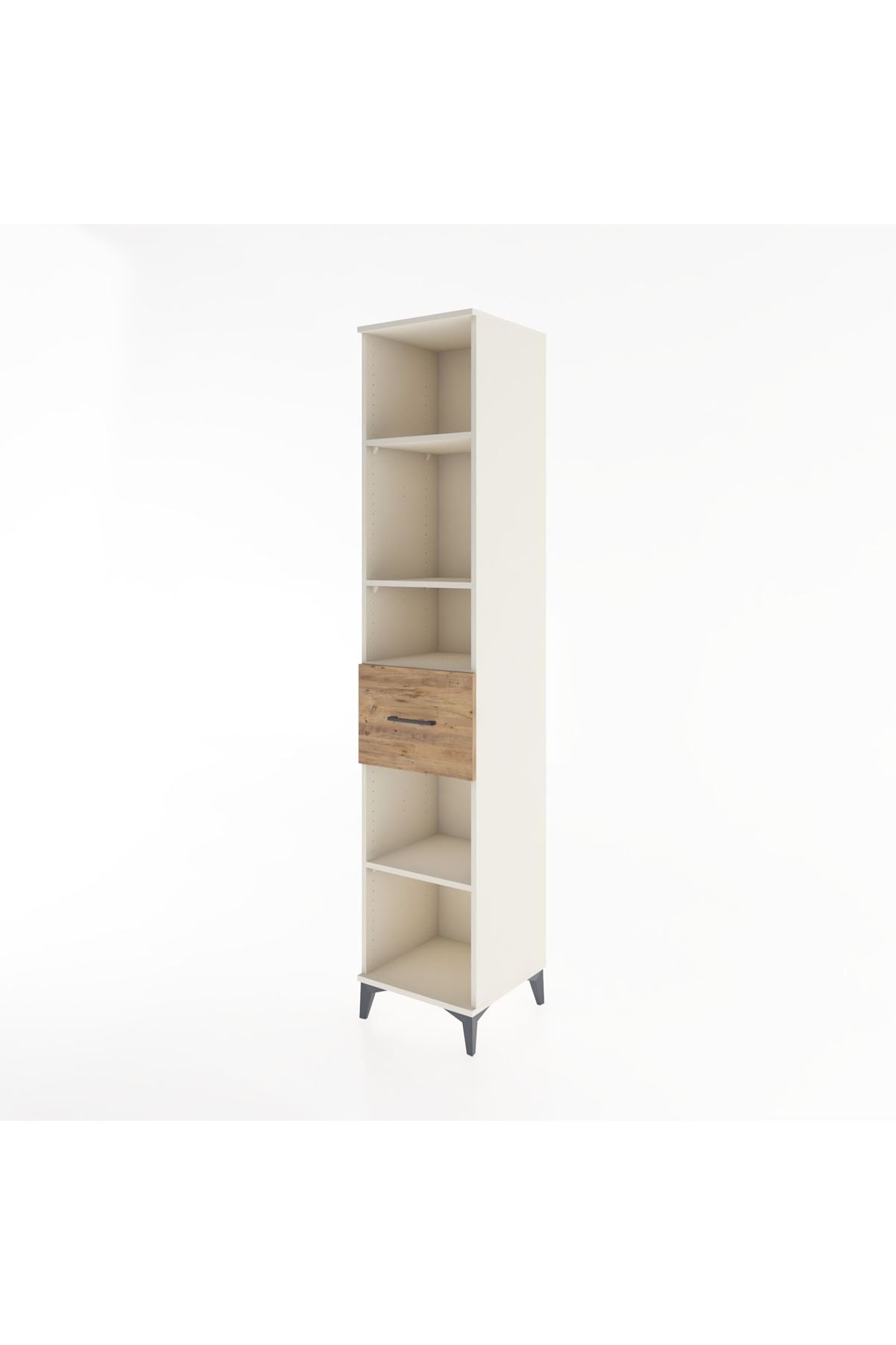 Hyperion Dolap 4 Raflı Tek Çekmeceli 44x44x221 - S61M240V3B