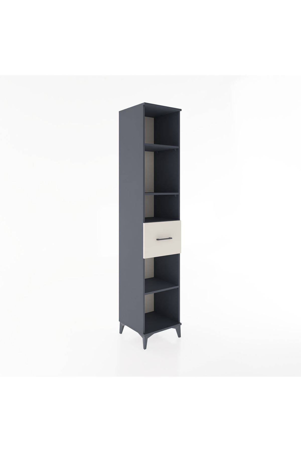 Hyperion Dolap 4 Raflı Tek Çekmeceli 44x44x221 - S61M240V4B