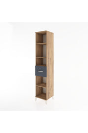 Hyperion Dolap 4 Raflı Tek Çekmeceli 44x44x221 - S61M240V8B