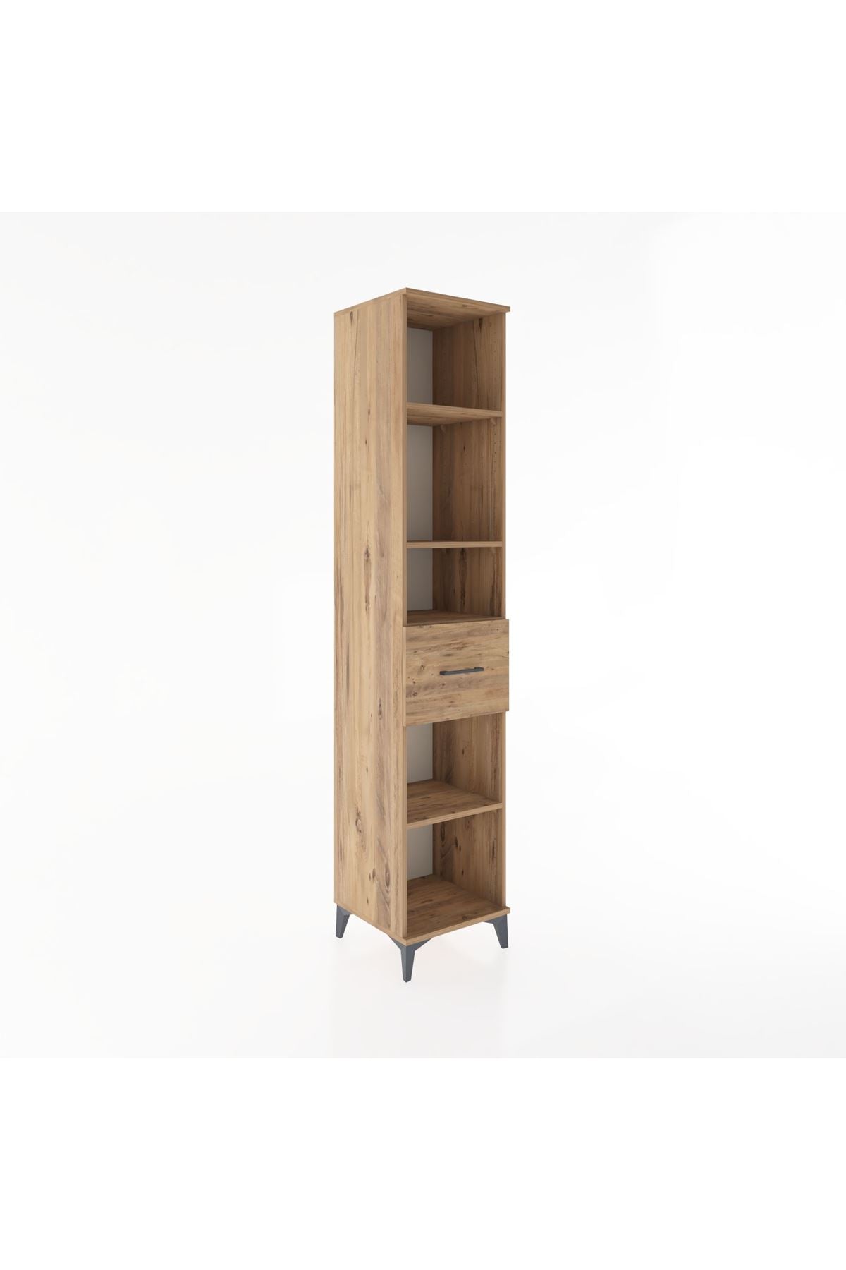 Hyperion Dolap 4 Raflı Tek Çekmeceli 44x44x221 - S61M240V9B