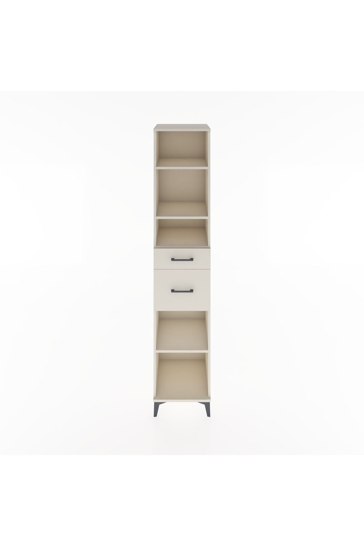 Hyperion Dolap 4 Raflı 2 Çekmeceli 44x44x221 - S61M242V1B