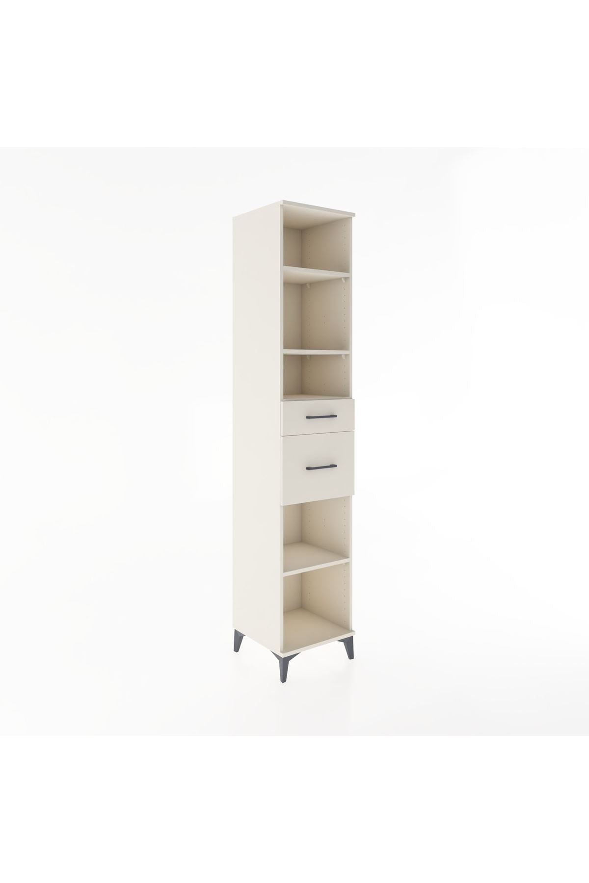 Hyperion Dolap 4 Raflı 2 Çekmeceli 44x44x221 - S61M242V1B