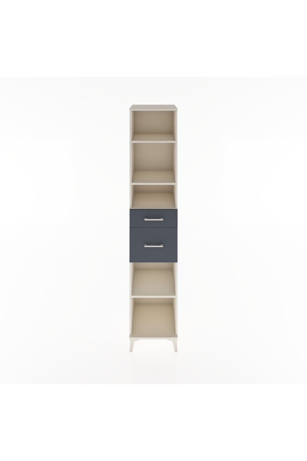 Hyperion Dolap 4 Raflı 2 Çekmeceli 44x44x221 - S61M242V2B