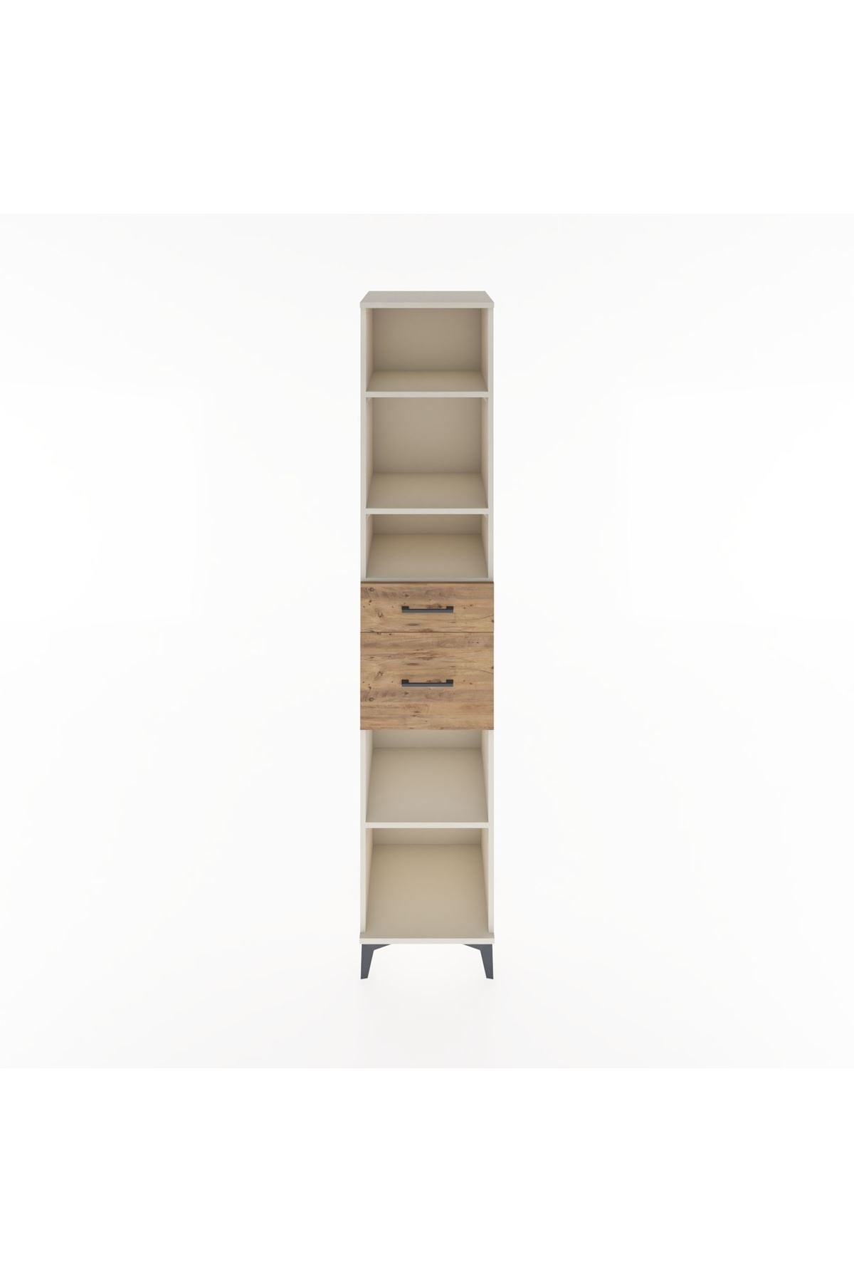 Hyperion Dolap 4 Raflı 2 Çekmeceli 44x44x221 - S61M242V3B