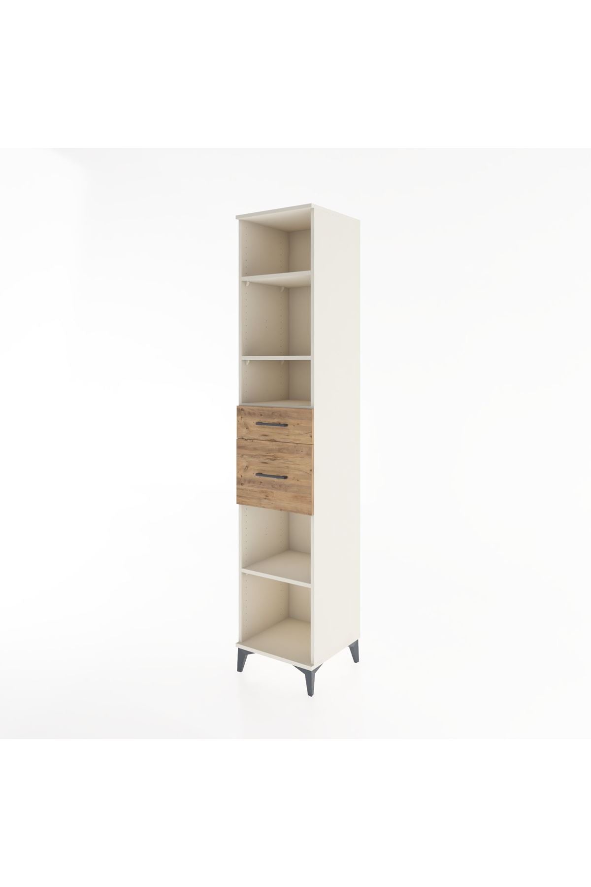 Hyperion Dolap 4 Raflı 2 Çekmeceli 44x44x221 - S61M242V3B