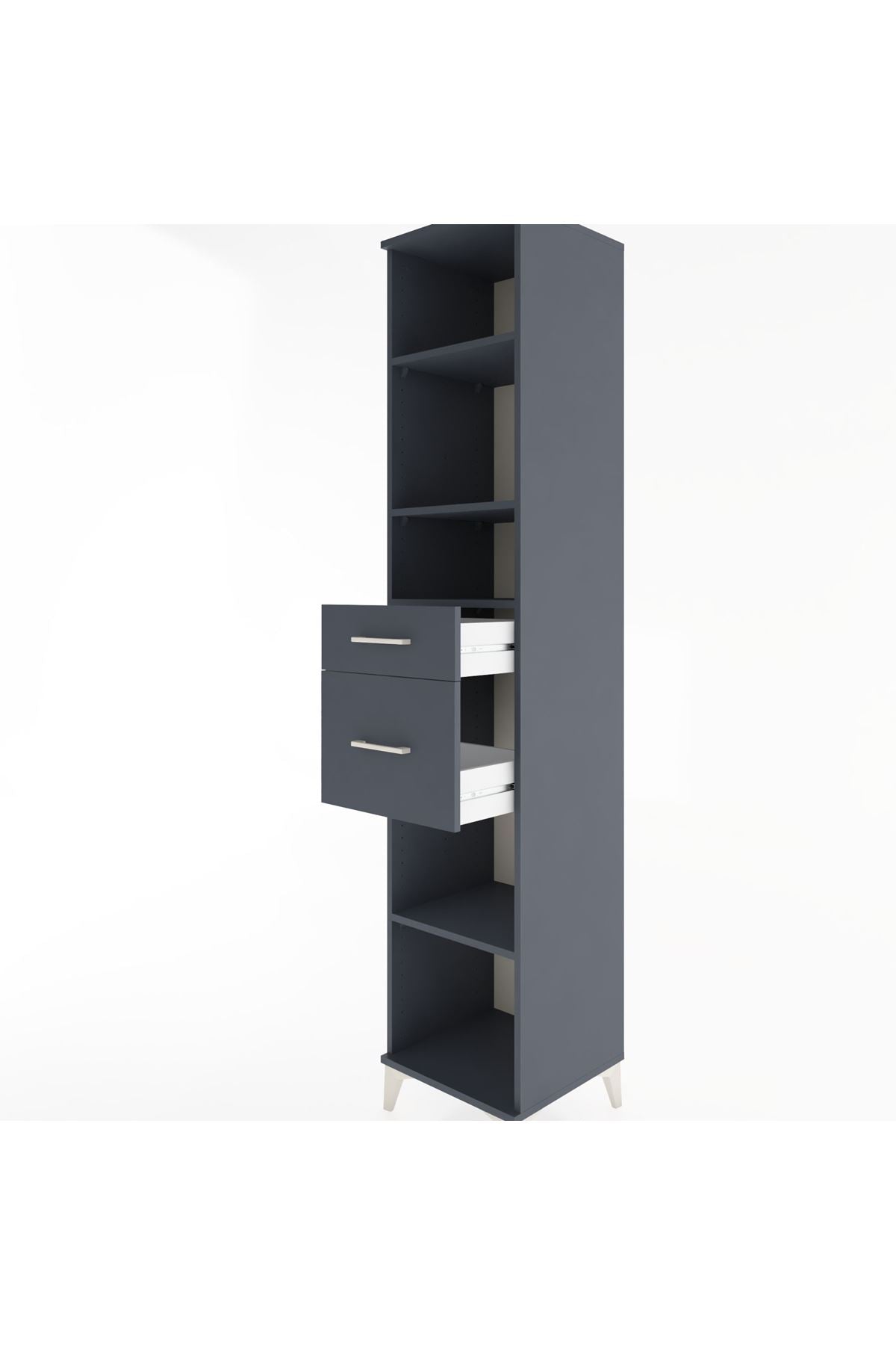 Hyperion Dolap 4 Raflı 2 Çekmeceli 44x44x221 - S61M242V5B