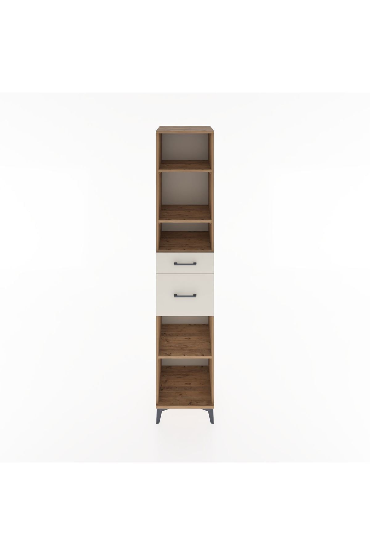 Hyperion Dolap 4 Raflı 2 Çekmeceli 44x44x221 - S61M242V7B