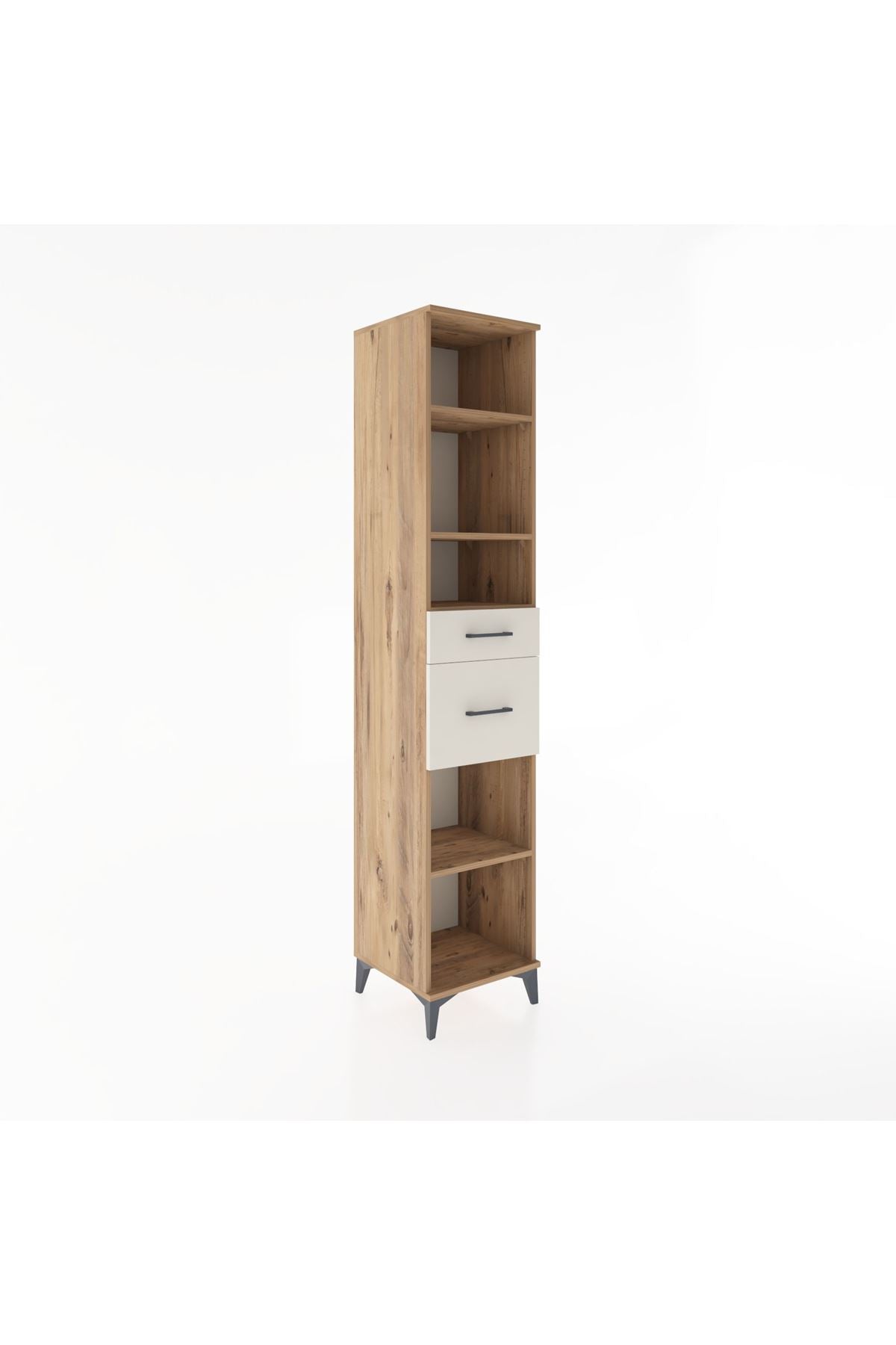 Hyperion Dolap 4 Raflı 2 Çekmeceli 44x44x221 - S61M242V7B