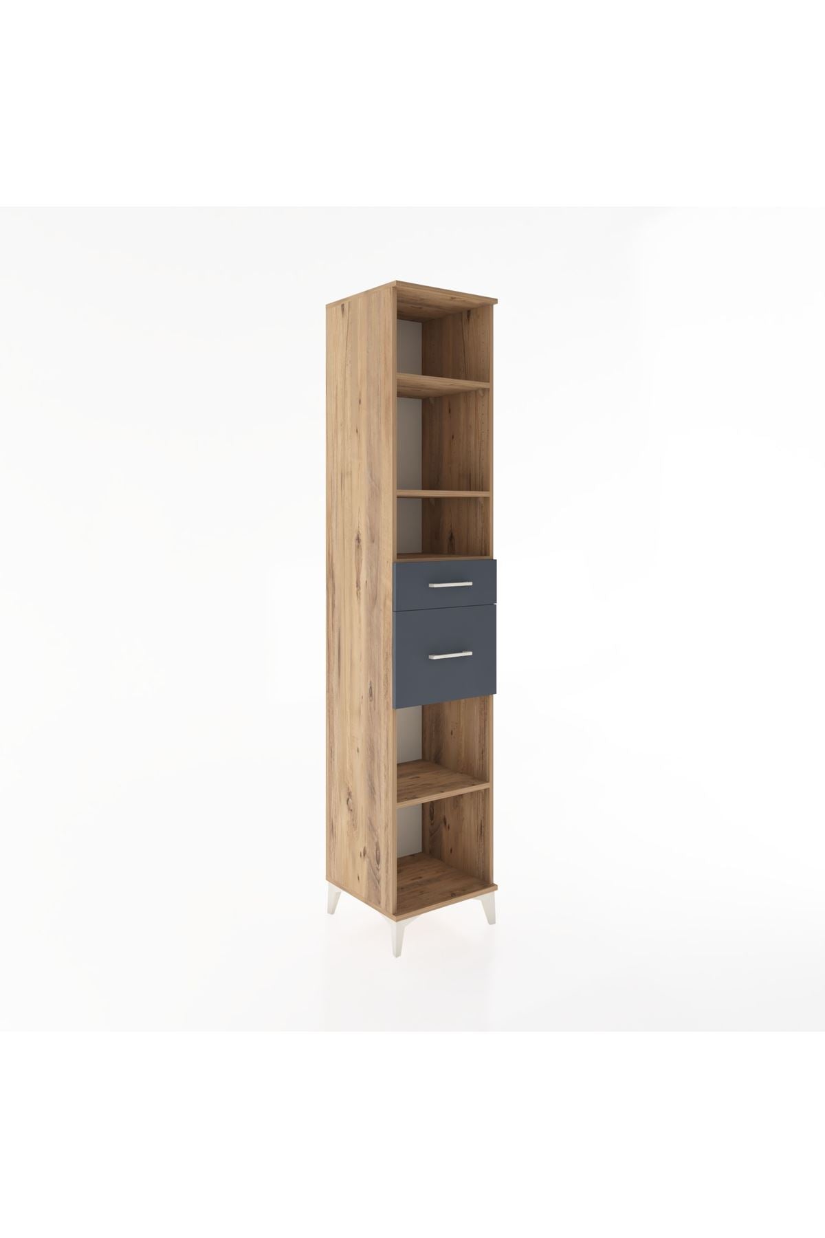 Hyperion Dolap 4 Raflı 2 Çekmeceli 44x44x221 - S61M242V8B