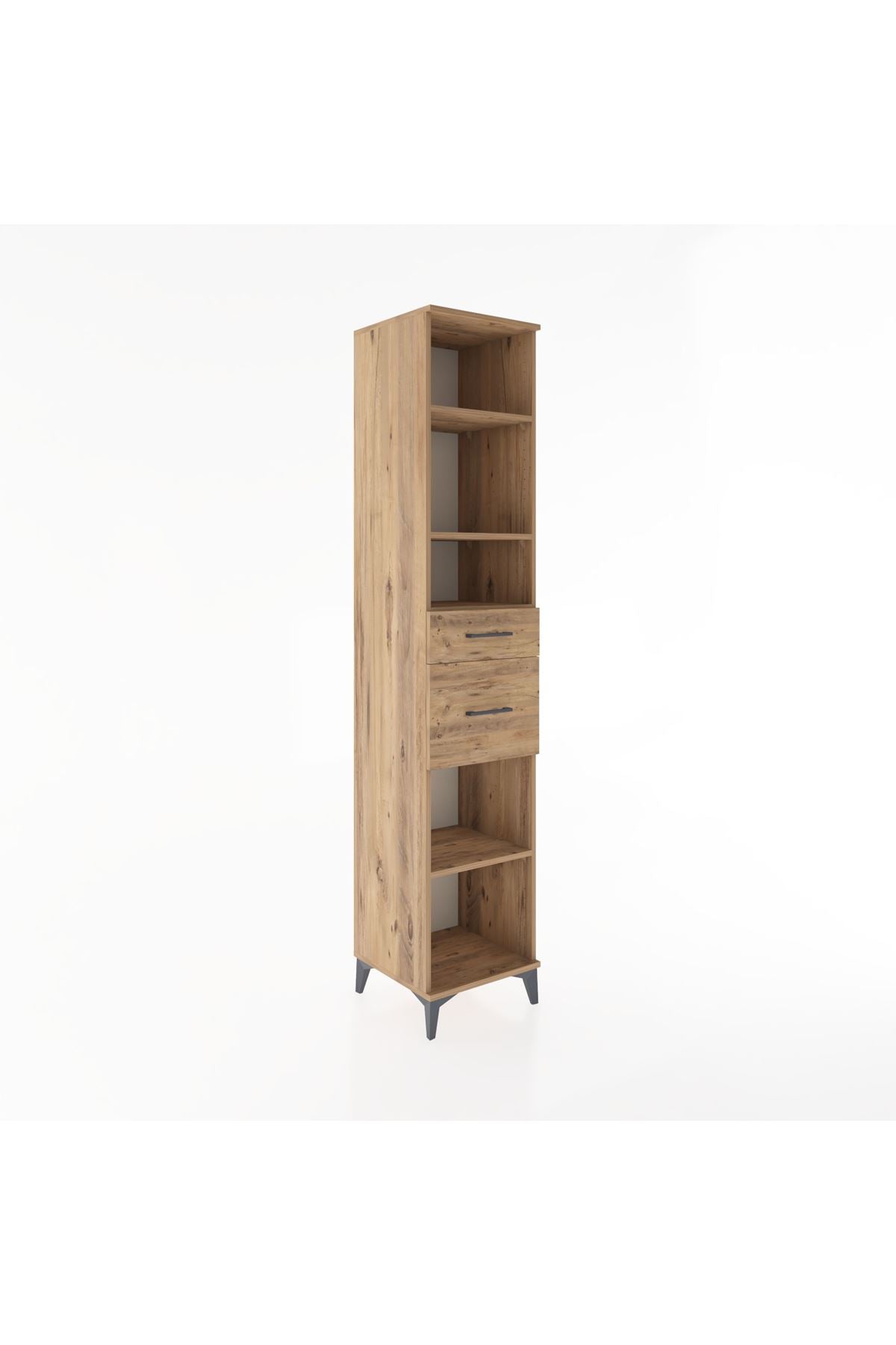 Hyperion Dolap 4 Raflı 2 Çekmeceli 44x44x221 - S61M242V9B