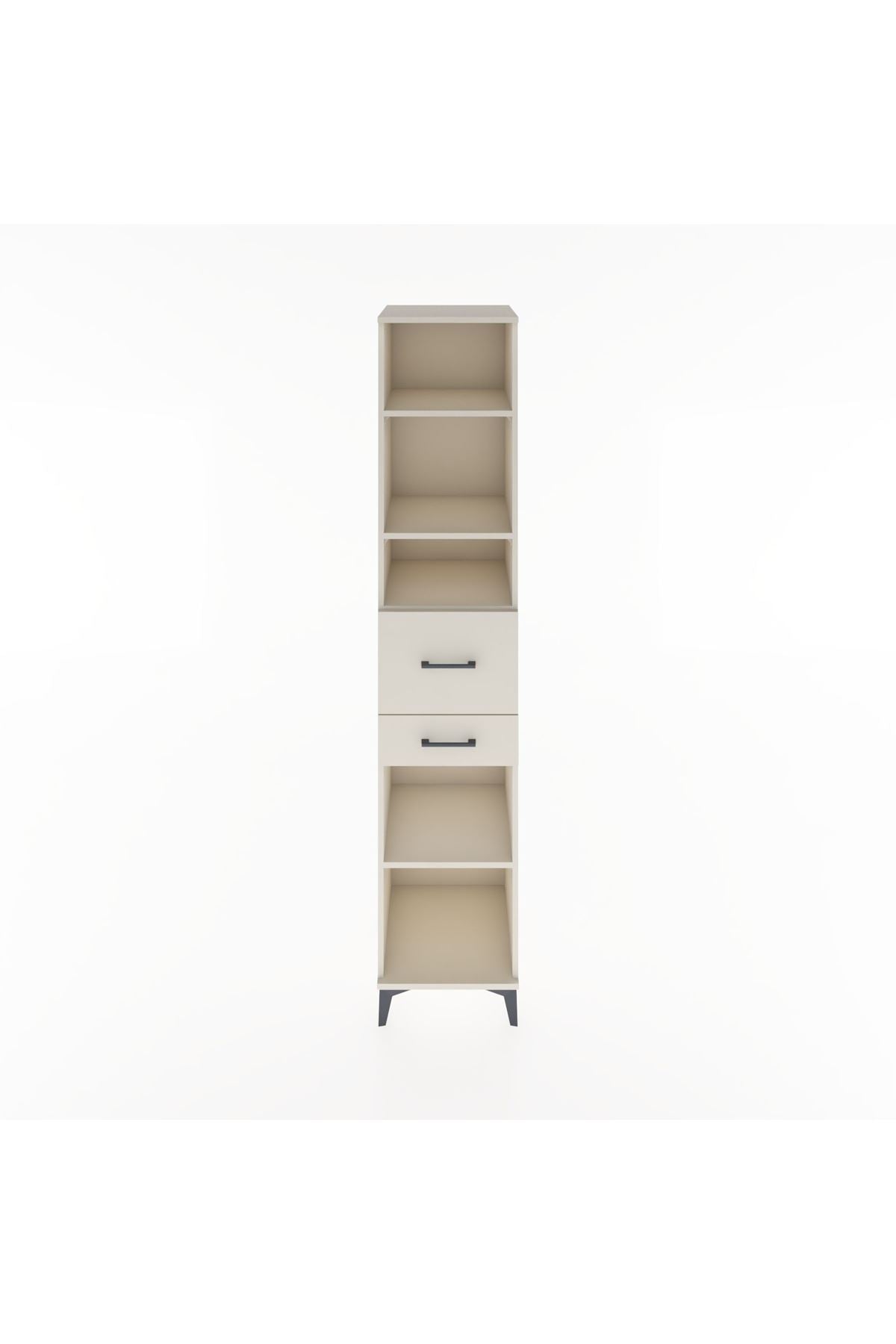 Hyperion Dolap 4 Raflı 2 Çekmeceli 44x44x221 - S61M243V1B