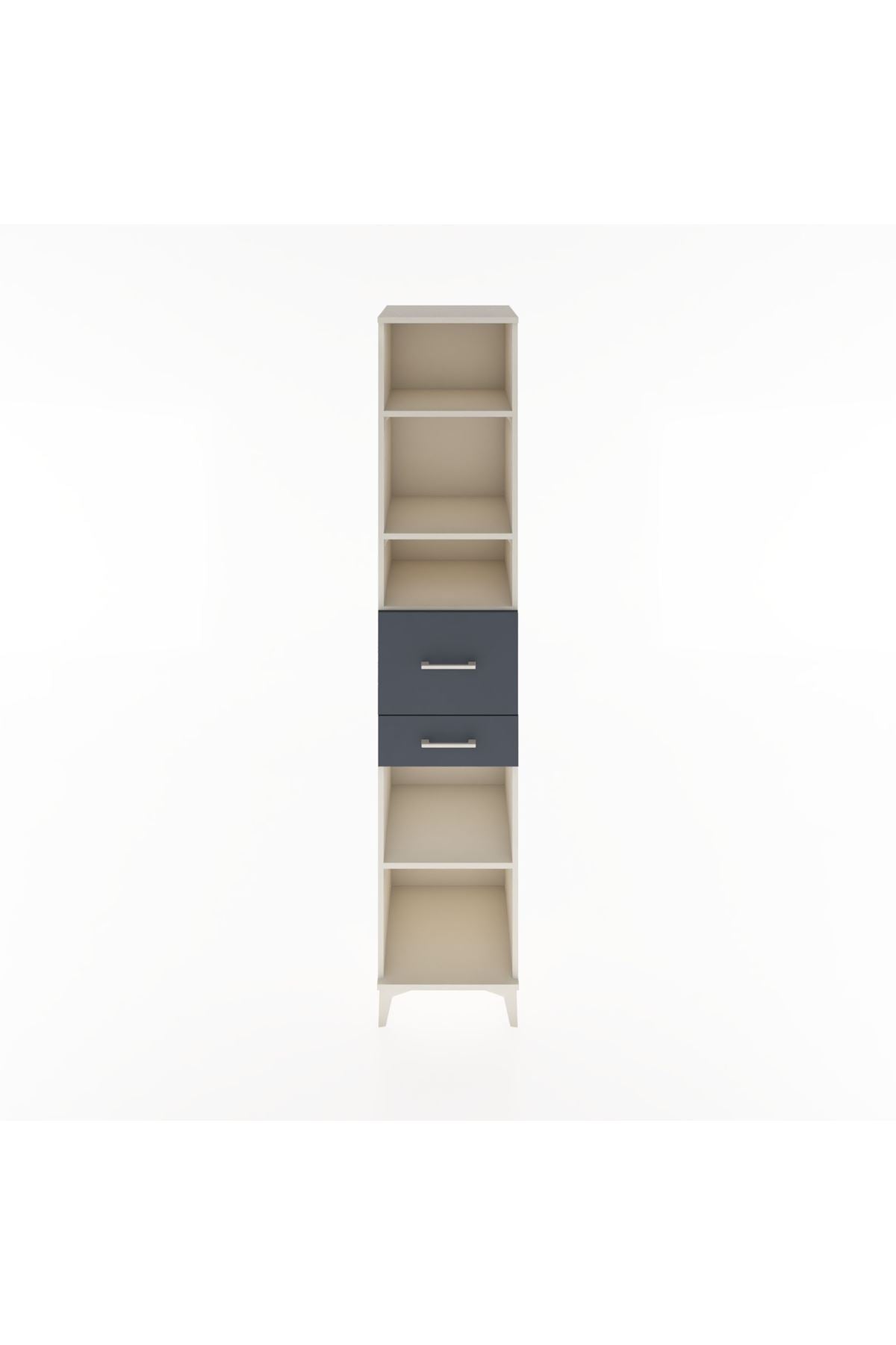 Hyperion Dolap 4 Raflı 2 Çekmeceli 44x44x221 - S61M243V2B