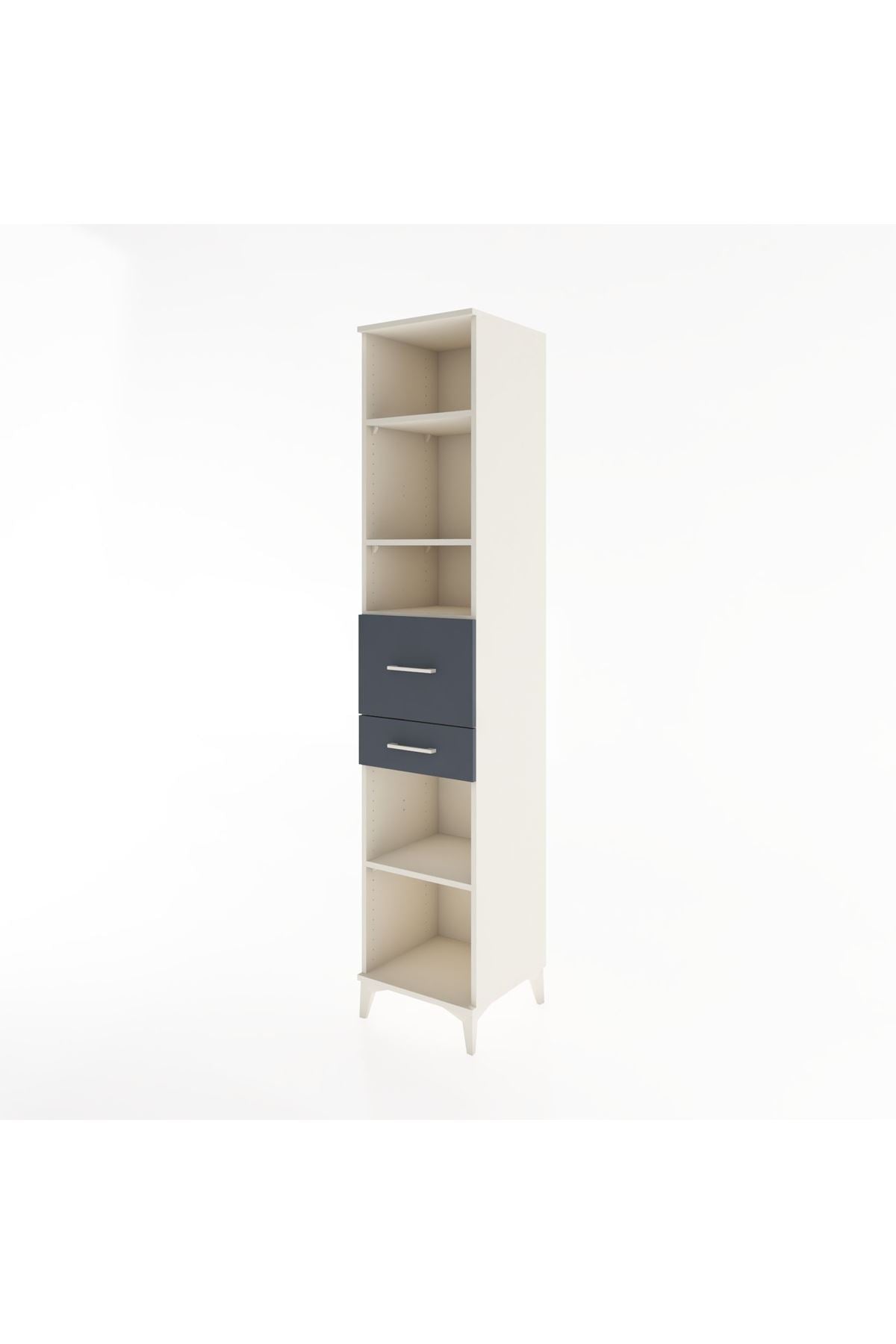 Hyperion Dolap 4 Raflı 2 Çekmeceli 44x44x221 - S61M243V2B