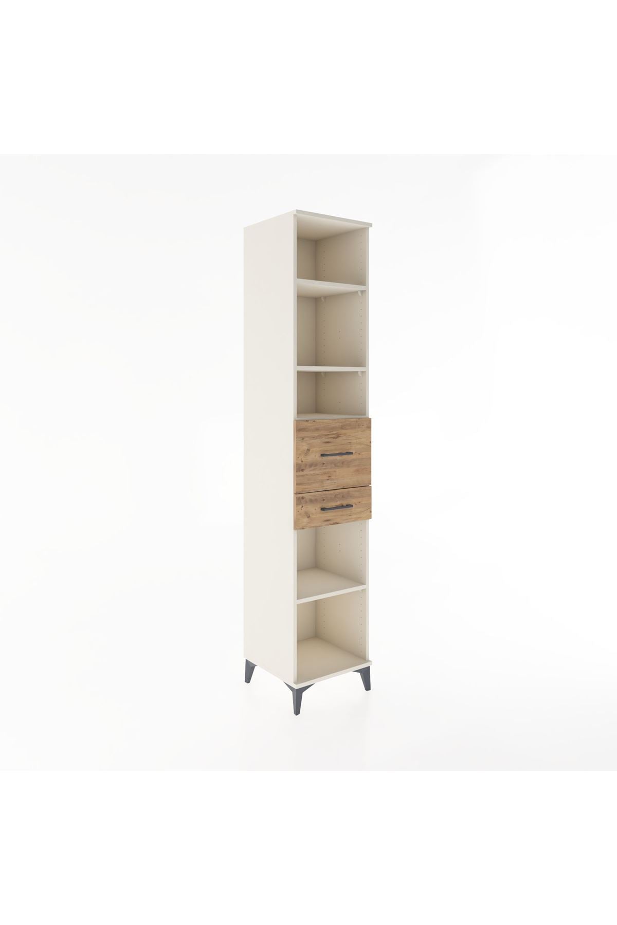 Hyperion Dolap 4 Raflı 2 Çekmeceli 44x44x221 - S61M243V3B