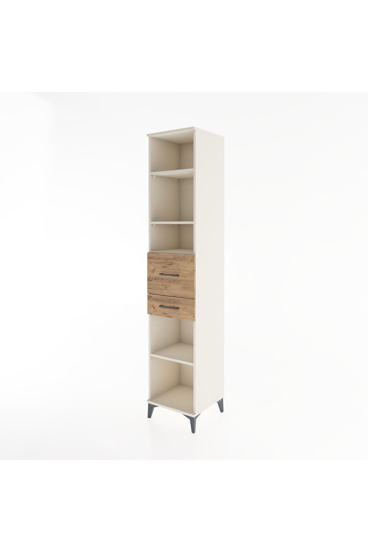 Hyperion Dolap 4 Raflı 2 Çekmeceli 44x44x221 - S61M243V3B