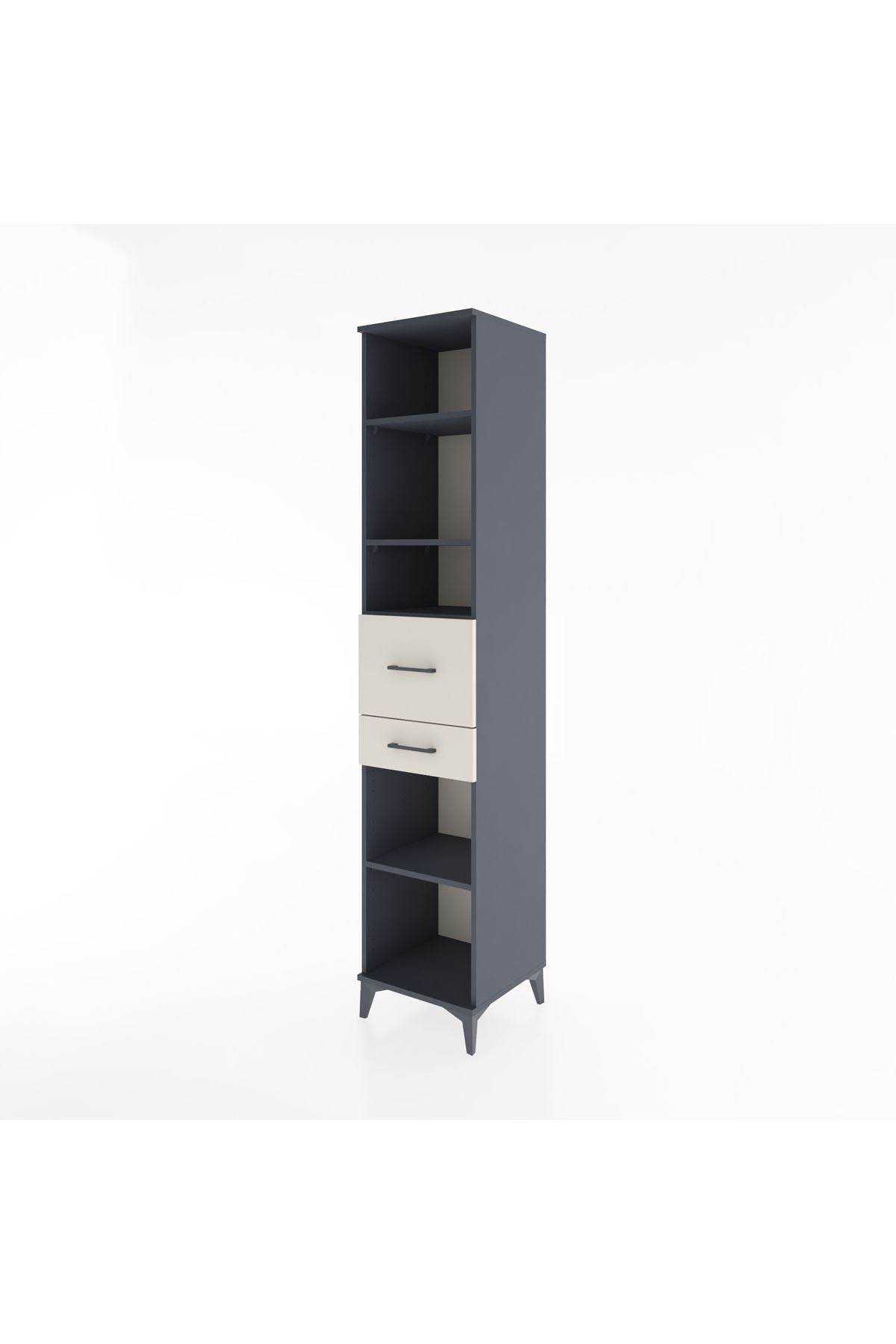 Hyperion Dolap 4 Raflı 2 Çekmeceli 44x44x221 - S61M243V4B