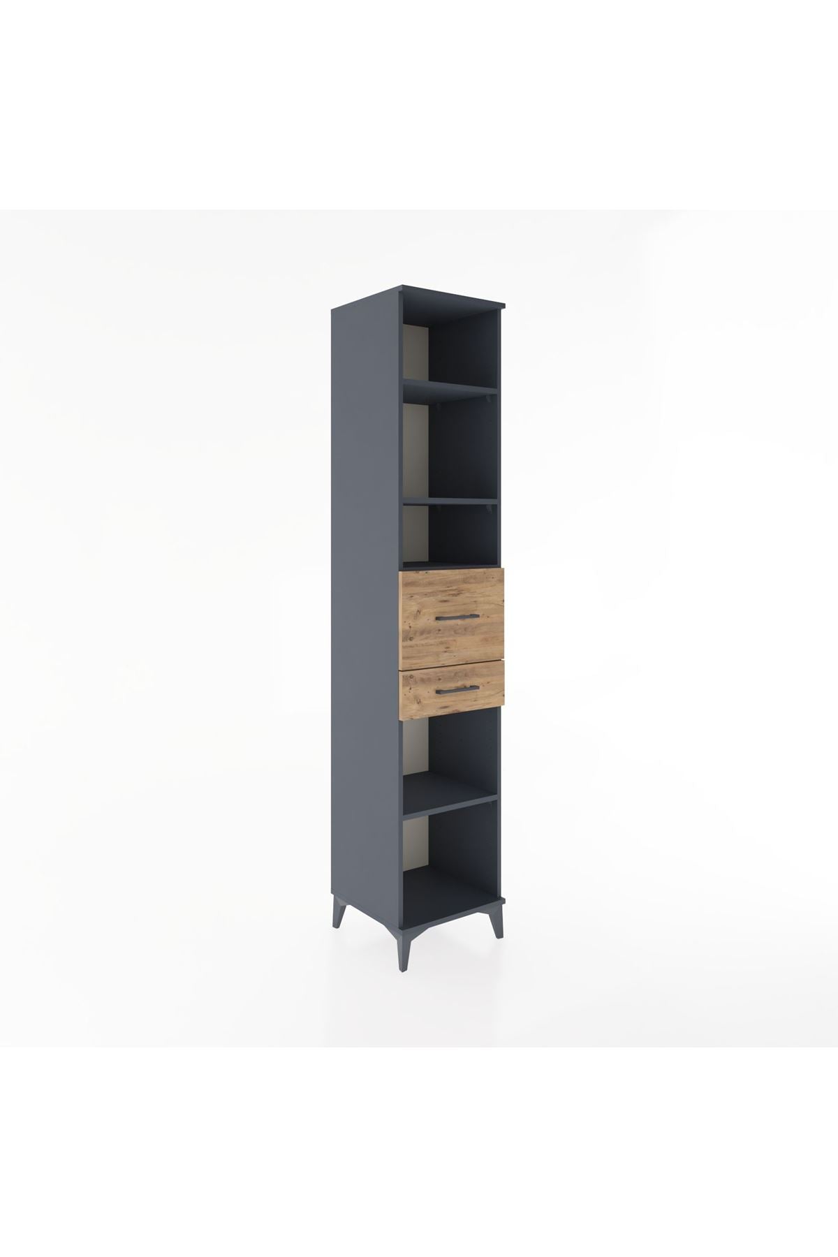 Hyperion Dolap 4 Raflı 2 Çekmeceli 44x44x221 - S61M243V6B