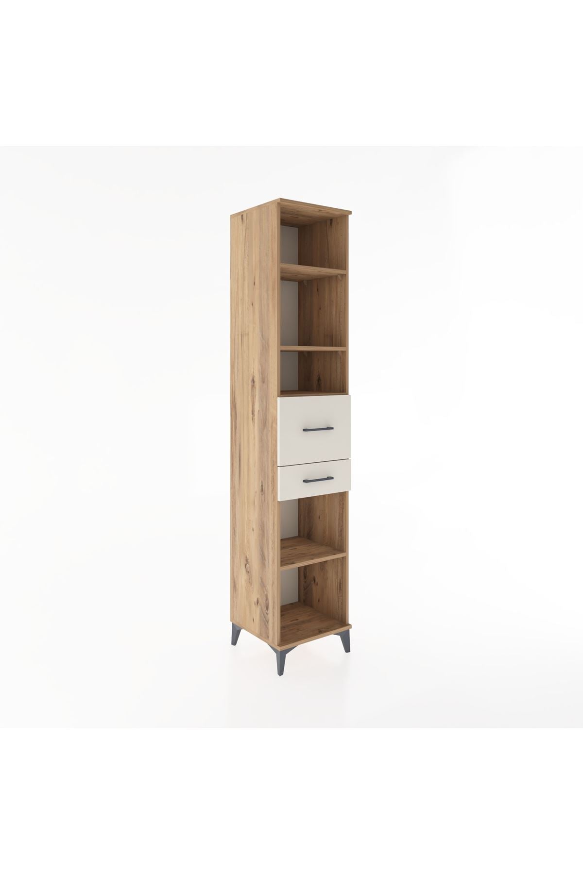 Hyperion Dolap 4 Raflı 2 Çekmeceli 44x44x221 - S61M243V7B