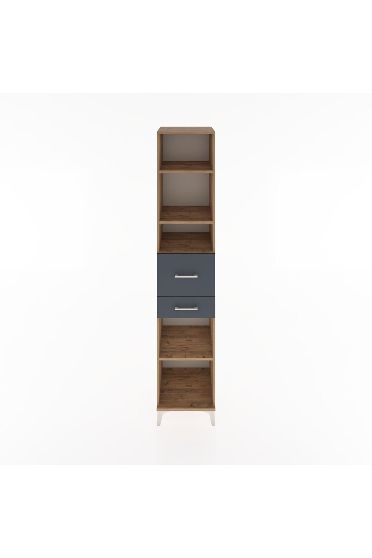 Hyperion Dolap 4 Raflı 2 Çekmeceli 44x44x221 - S61M243V8B